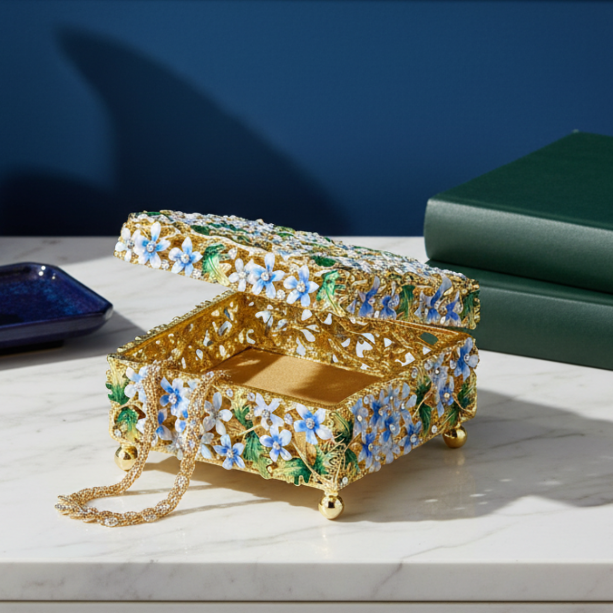 Olivia Riegel Daphne Box Blue