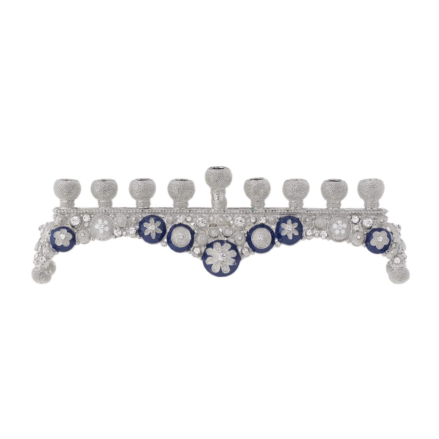 Olivia Riegel Blue & White Charisma Menorah Blue