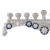 Olivia Riegel Blue & White Charisma Menorah Blue