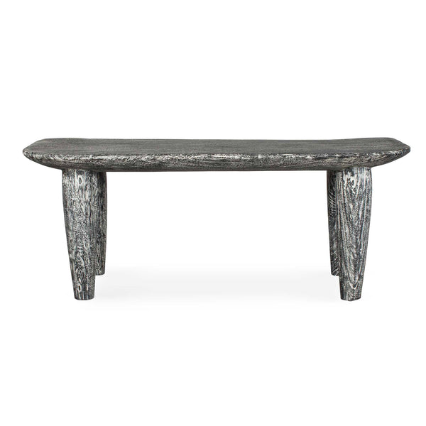 Uttermost Fade To Black Wood Bench