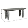 Uttermost Fade To Black Wood Bench