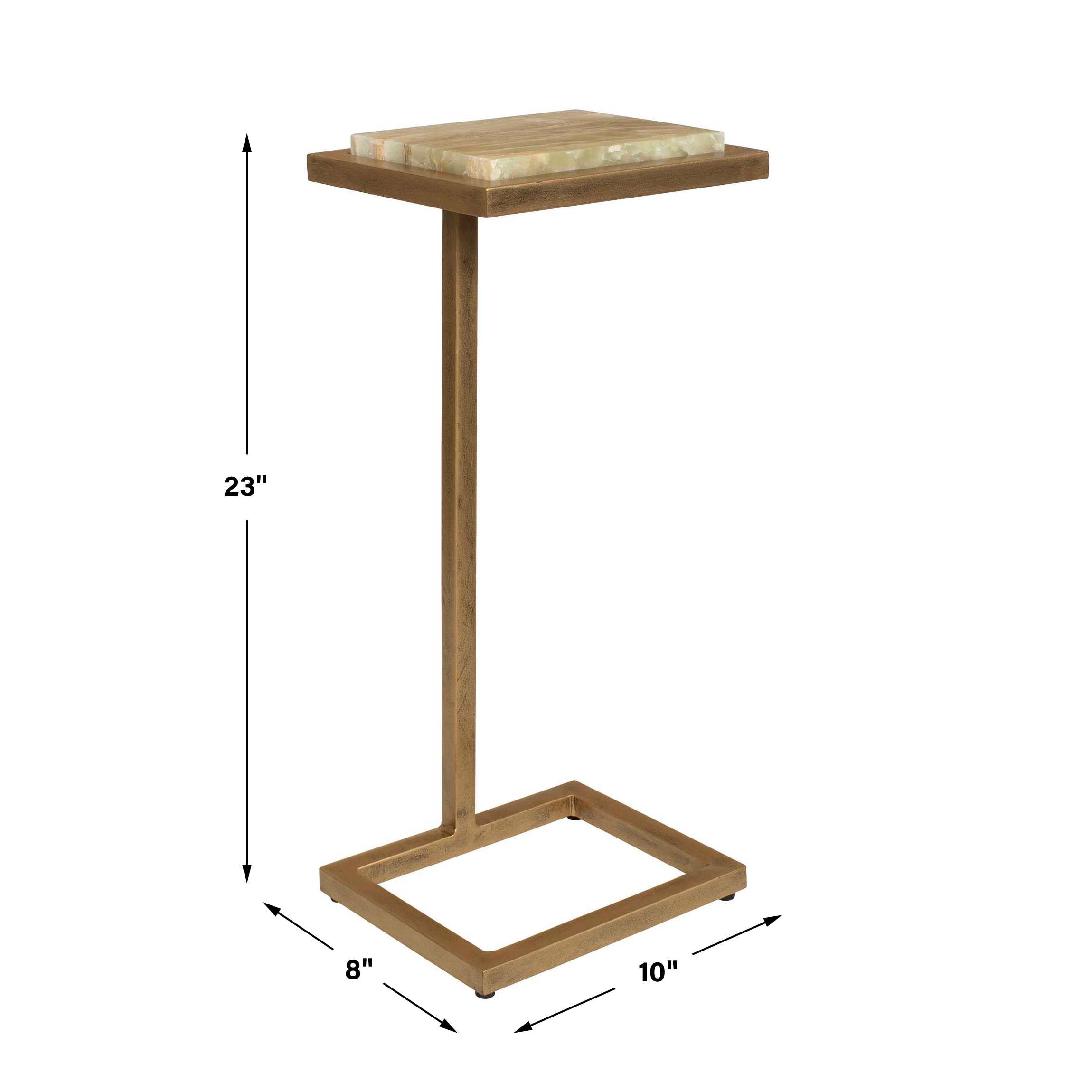 Uttermost Gamora Marble Drink Table