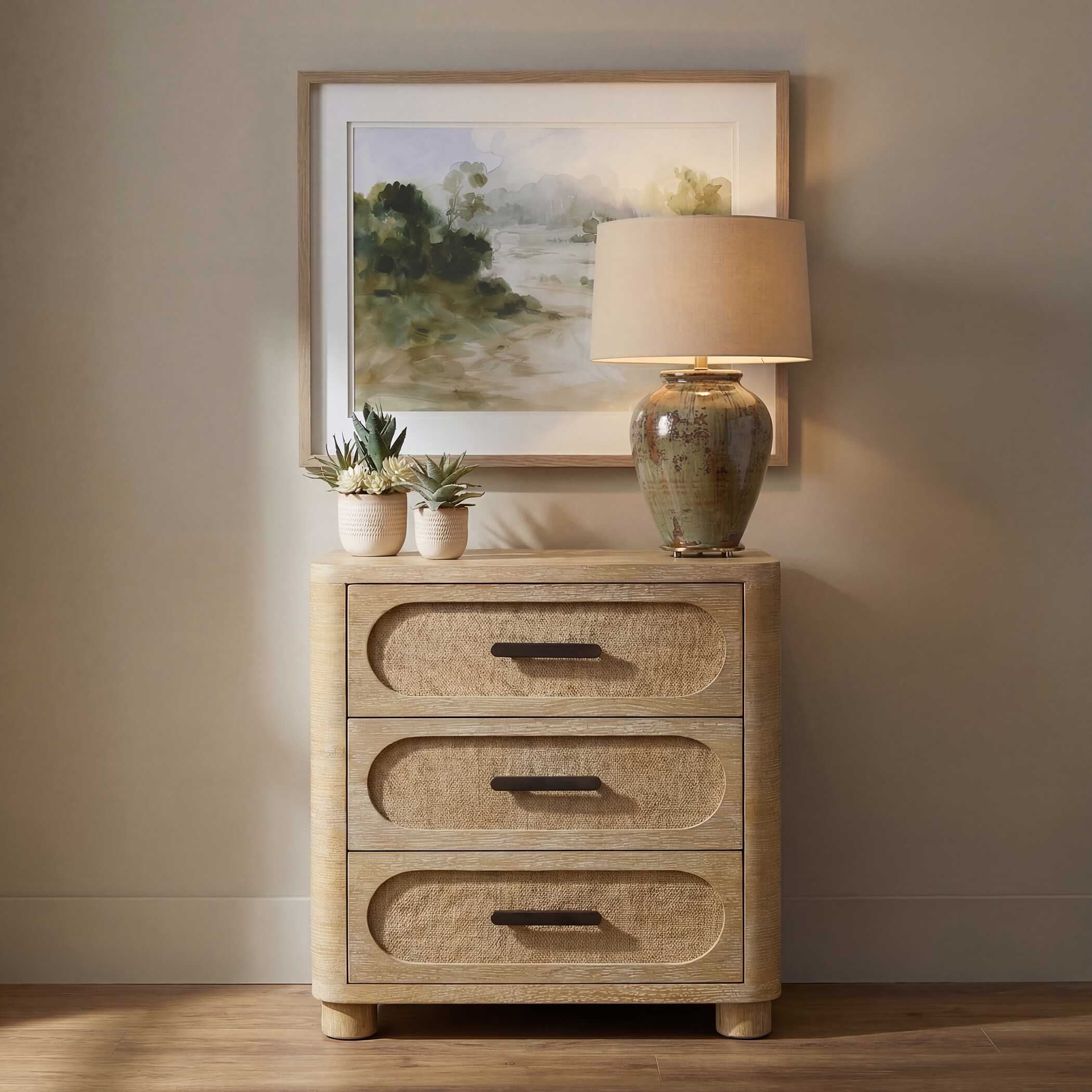Uttermost Scottie Natural Oak 3 Drawer Chest