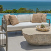 Uttermost Borneo Oyster White Outdoor Sofa