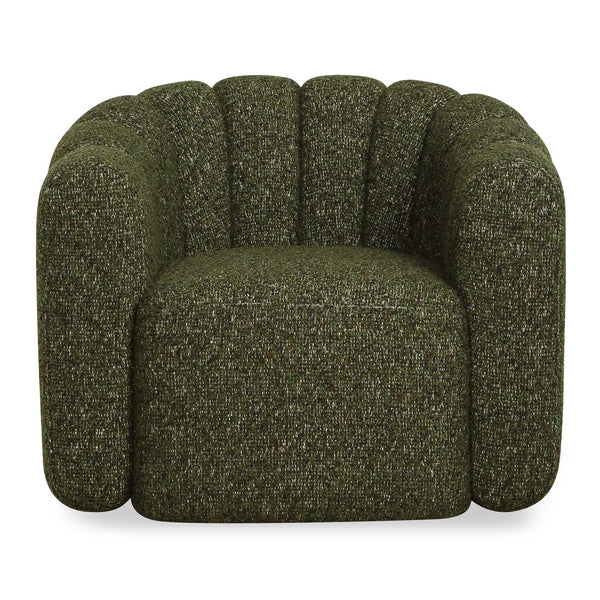 Uttermost Lenoir Upholstered Green Swivel Chair