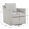 Uttermost Tisdell Cream Swivel/Glider Chair