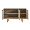 Uttermost Maeva 3 Door Light Wood Cabinet