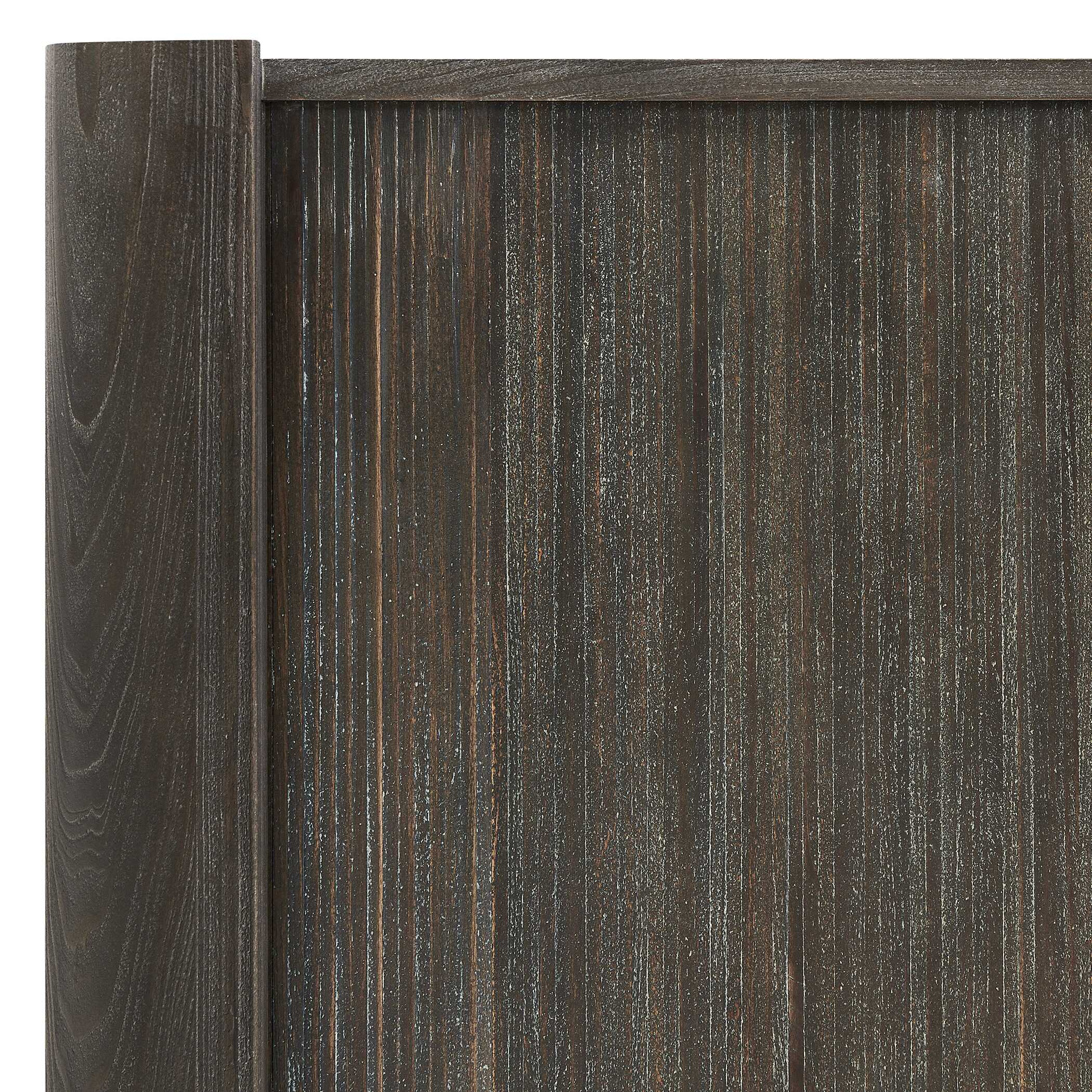 Uttermost Drury 2 Door Dark Gray Cabinet