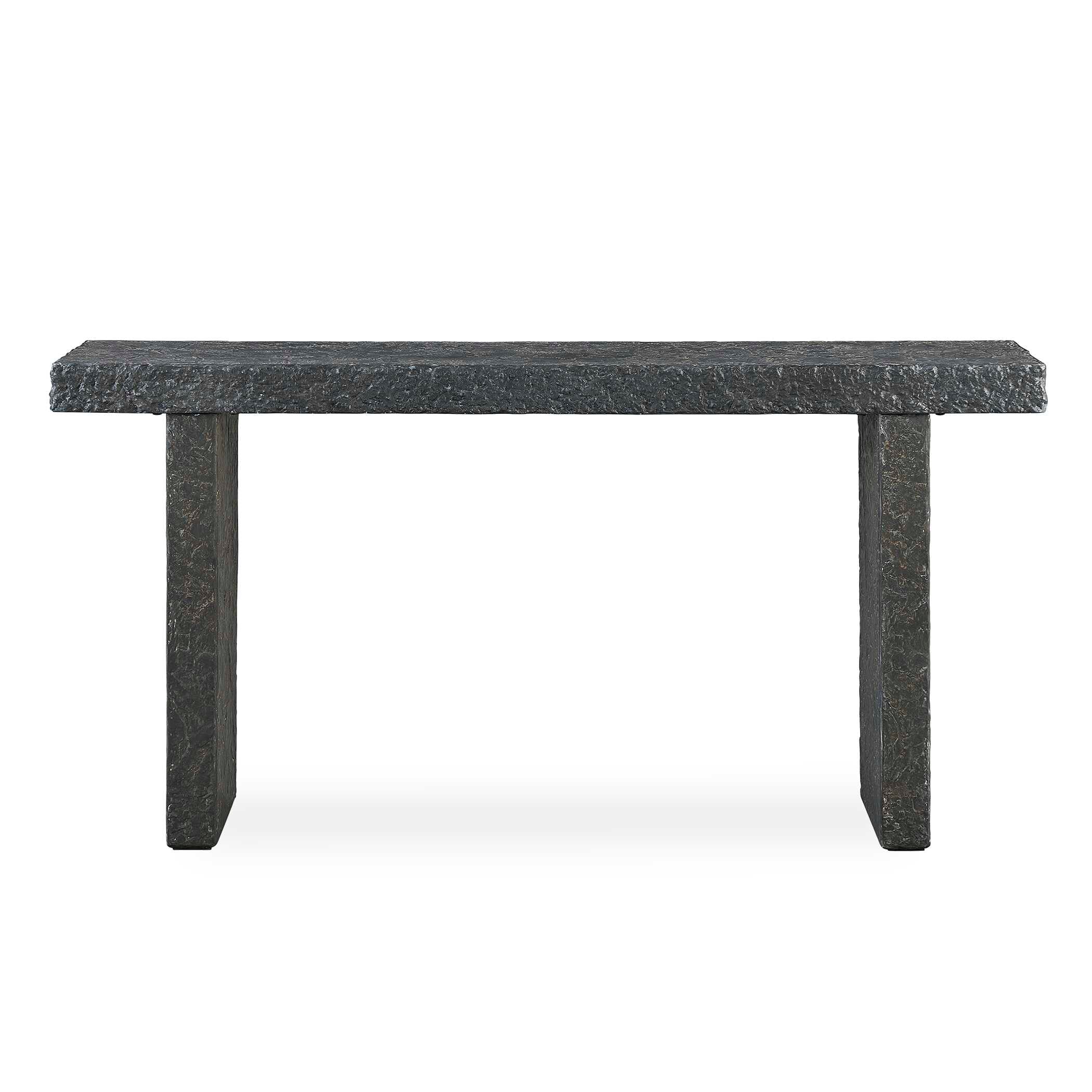 Uttermost Hagan Indoor-Outdoor Slate Console Table