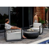 Uttermost Remsen Black/Oyster Outdoor Lounge Chair