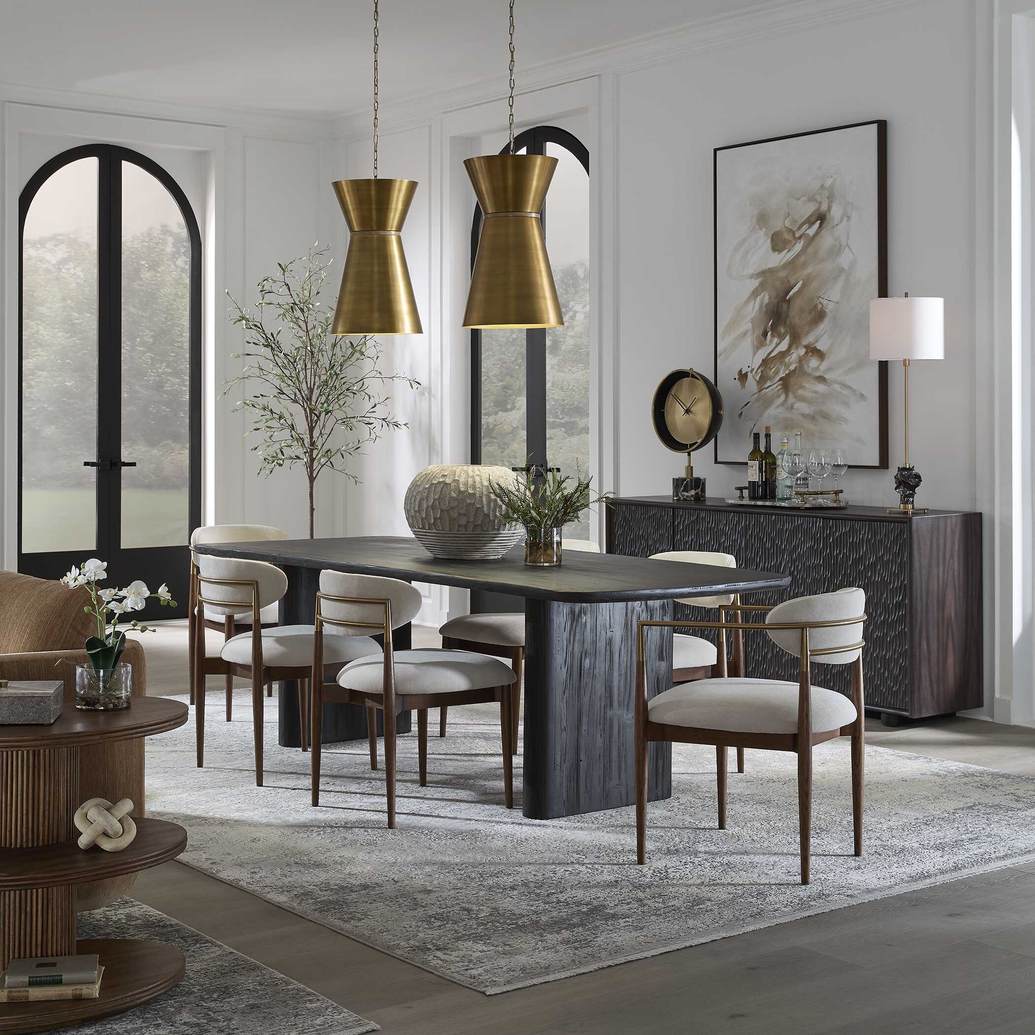 Uttermost Kirin Black Reclaimed Fir Dining Table