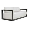Uttermost Remsen Outdoor Black/Oyster Sofa