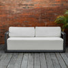 Uttermost Remsen Outdoor Black/Oyster Sofa