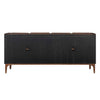 Uttermost Melbourne Mappa Burl 4 Door Cabinet
