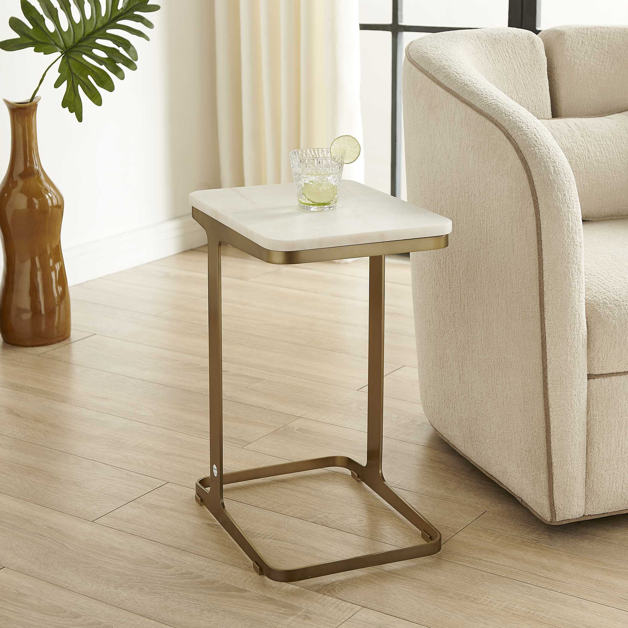 Uttermost Tylan Marble Accent Table