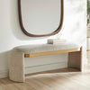 Uttermost Serena Bone White Bench
