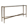 Uttermost Amara Antique Brass Console Table