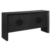 Uttermost Williams Black 4 Door Cabinet