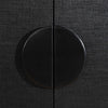 Uttermost Williams Black 4 Door Cabinet
