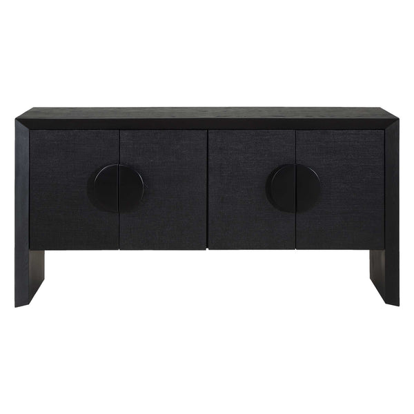 Uttermost Williams Black 4 Door Cabinet