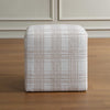 Uttermost Joie Porcelain Plaid Ottoman