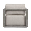 Uttermost Remsen Outdoor Weathered Gray/Dove Lounge Chair