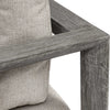 Uttermost Remsen Outdoor Weathered Gray/Dove Large Sofa