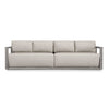 Uttermost Remsen Outdoor Weathered Gray/Dove Large Sofa