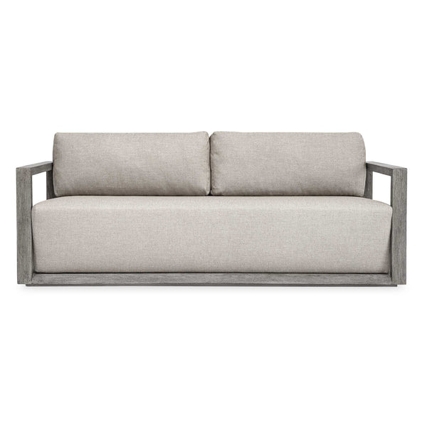 Uttermost Remsen Outdoor Weathered Gray/Dove Sofa