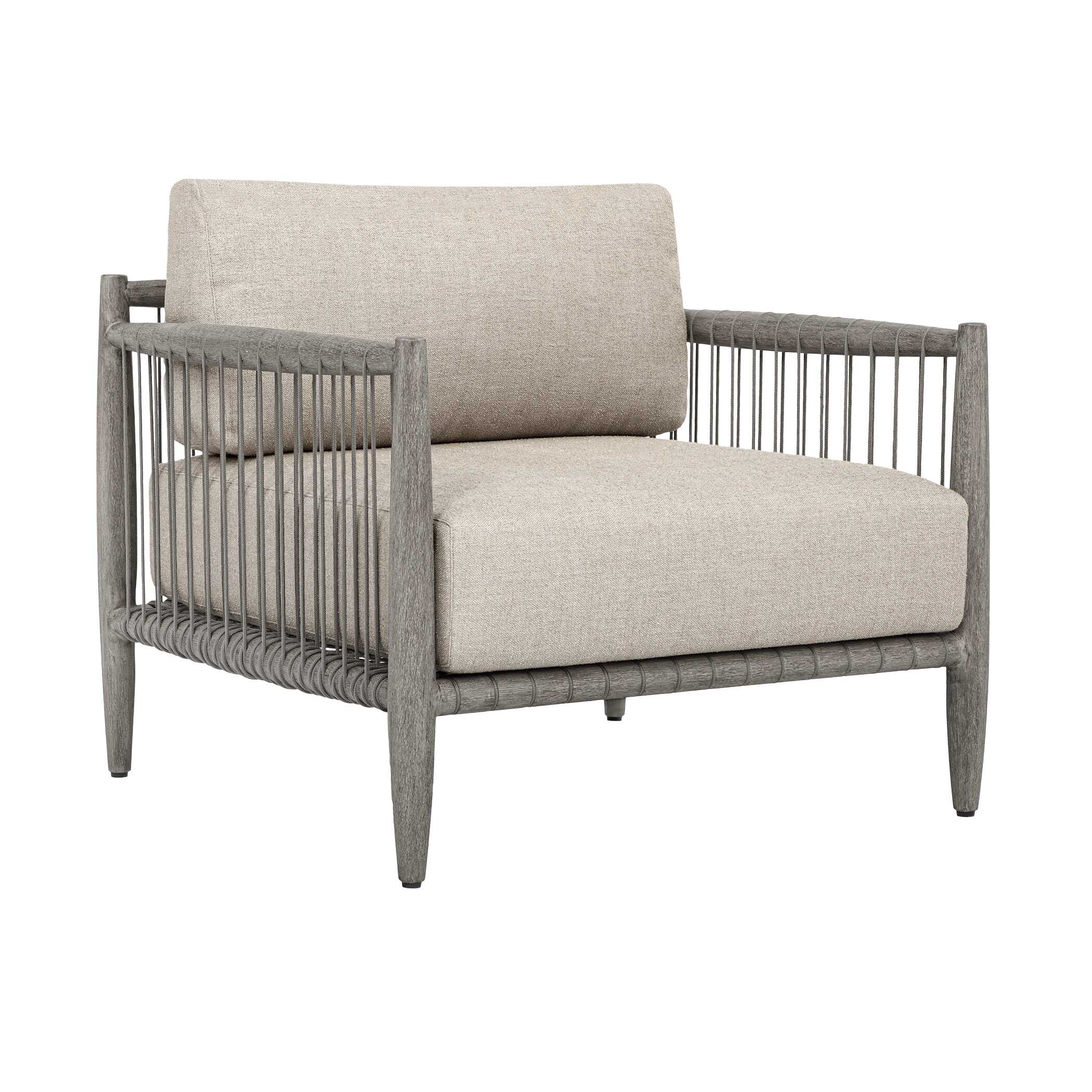 Uttermost Borneo Outdoor Dove Lounge Chair