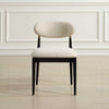 Uttermost Moxie Black Armless Dining Chair S/2