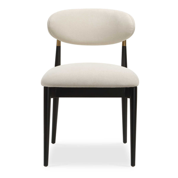 Uttermost Moxie Black Armless Dining Chair S/2