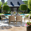 Uttermost Harbor Herringbone Indoor-Outdoor Dining Table