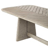 Uttermost Harbor Herringbone Indoor-Outdoor Dining Table