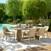 Uttermost Harbor Herringbone Indoor-Outdoor Dining Table