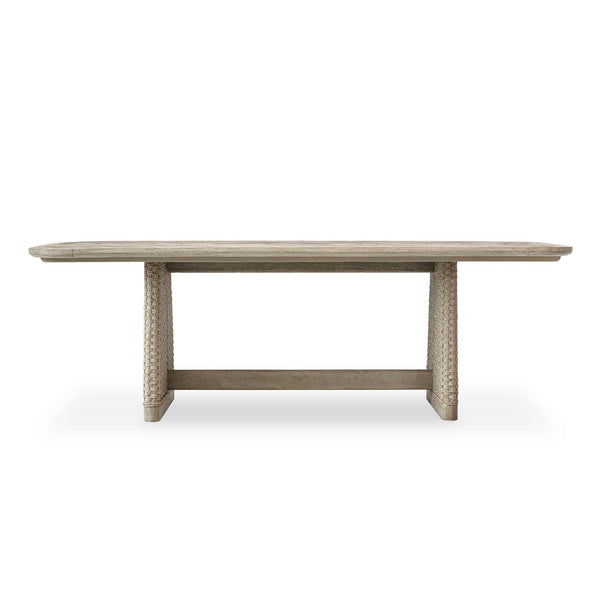 Uttermost Harbor Herringbone Indoor-Outdoor Dining Table