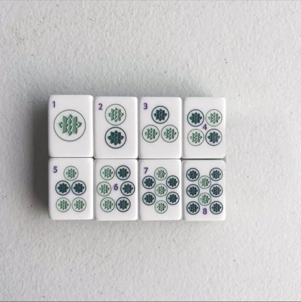 Krackle & Bam Mahjong Set - Secret Garden Mahjong Tiles
