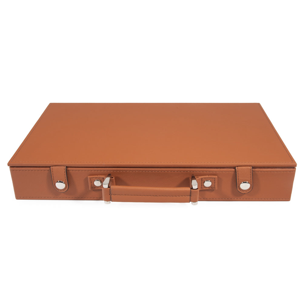 Rowan 200 Chip Style Poker Set Saddle