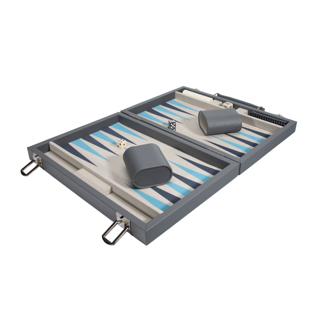 Mini Travel Backgammon Orange