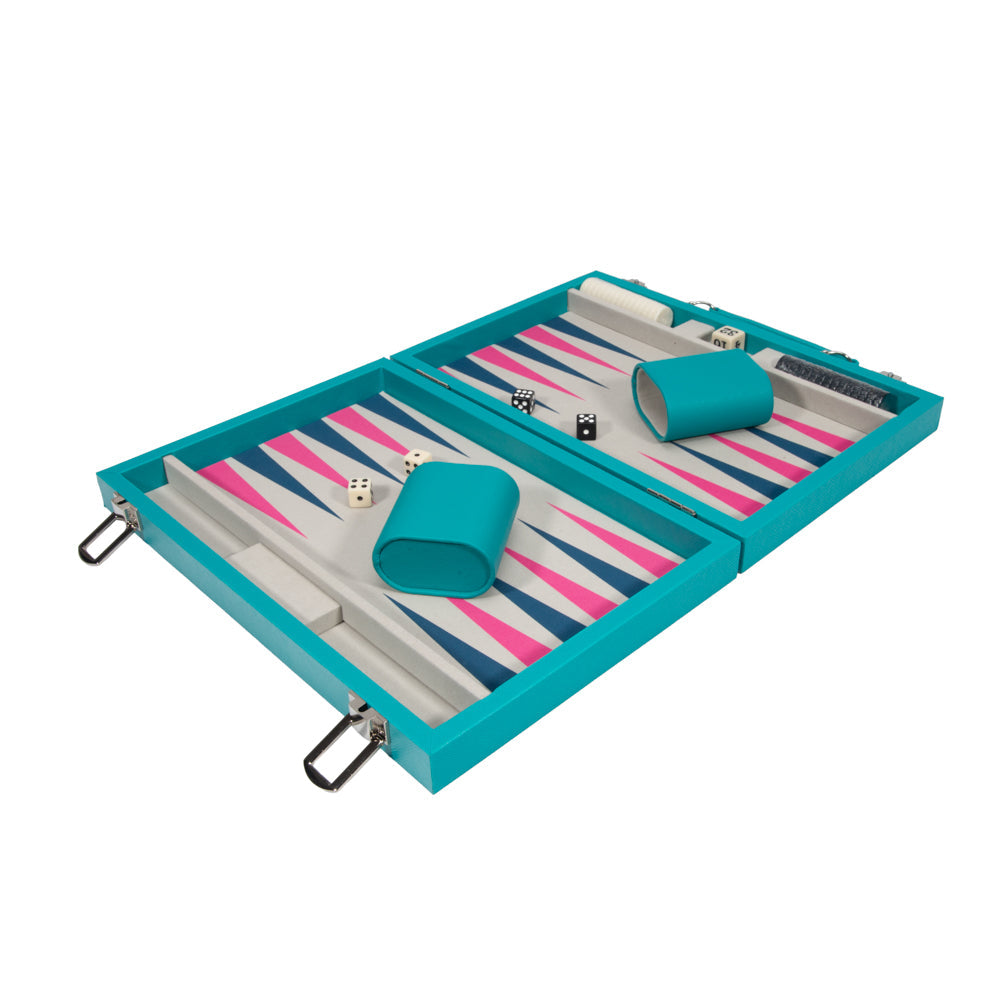 Mini Travel Backgammon Orange
