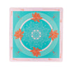 Lotus Mahjong Mat Teal