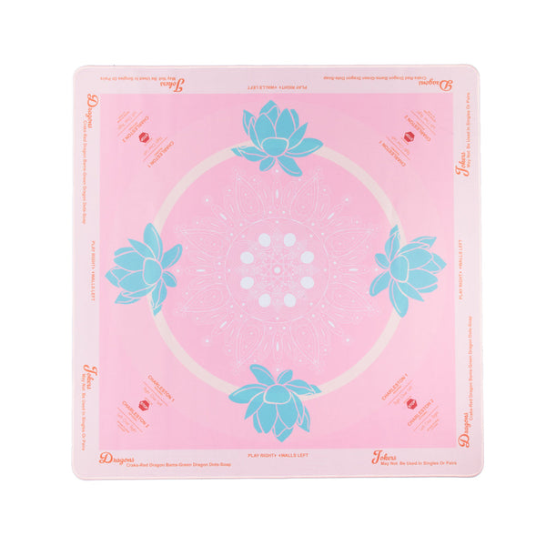 Lotus Mahjong Mat Pink