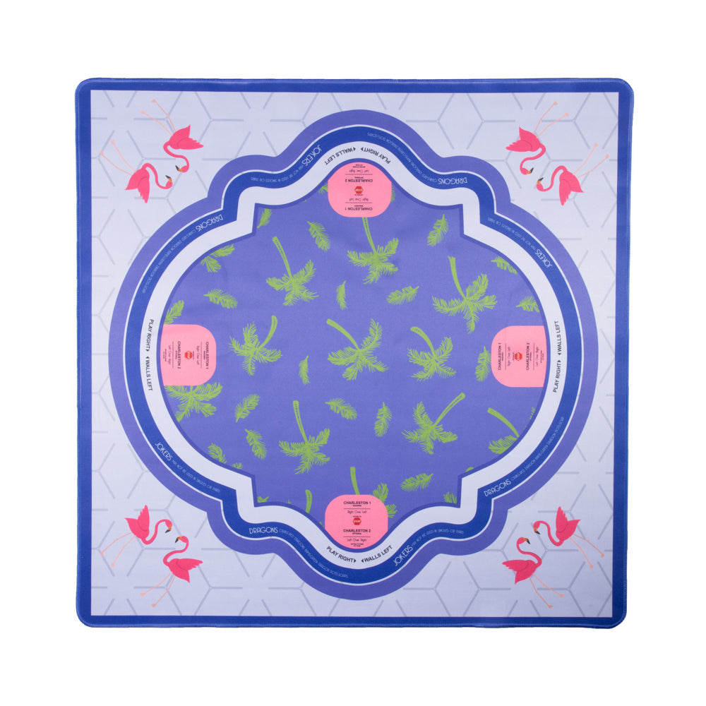Flamingo Mahjong Mat Purple