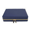 Leah Large Travel Jewelry Case Navy