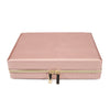 Leah Large Travel Jewelry Case Pink