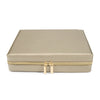 Leah Large Travel Jewelry Case Gold