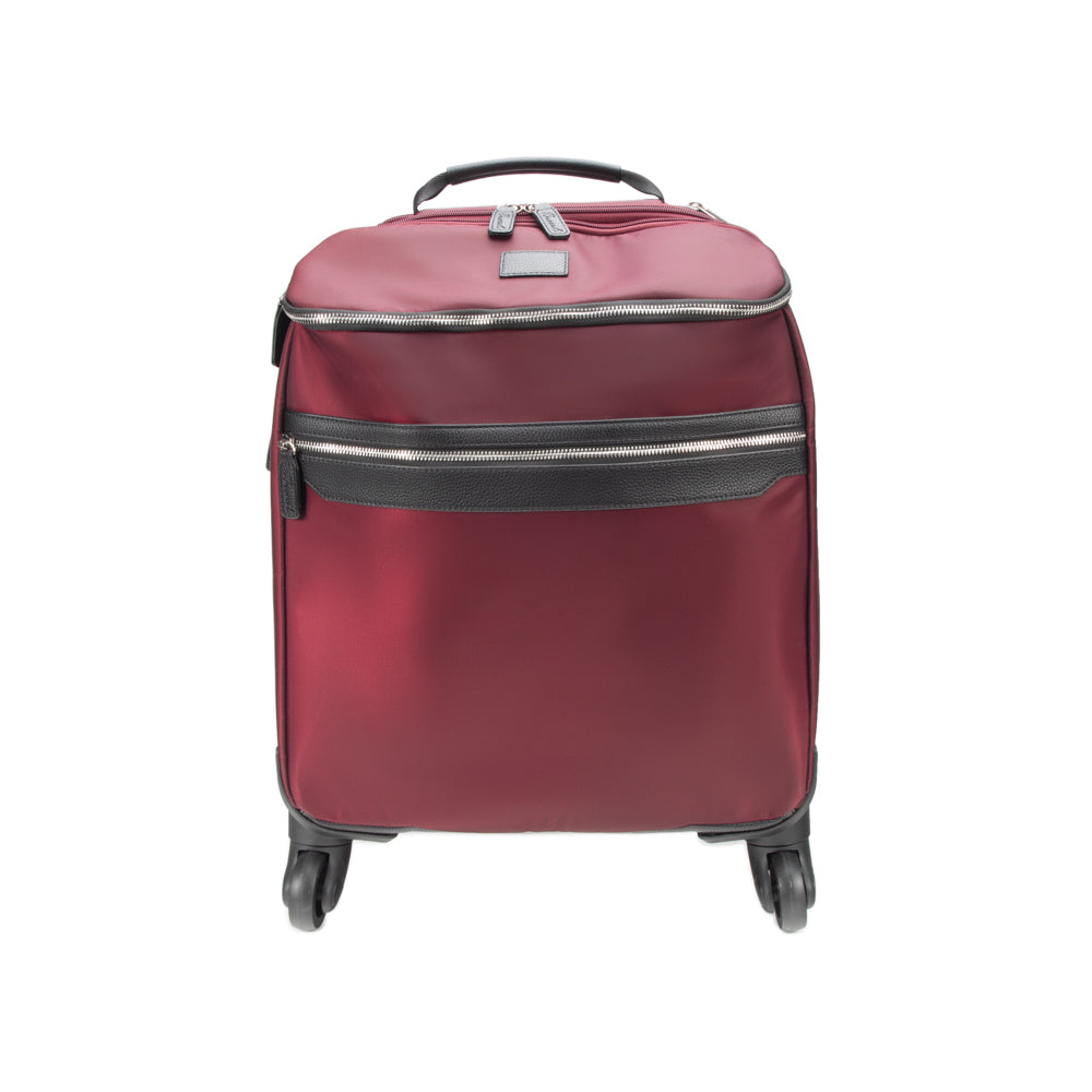 Morrison Briefcase Wheeled Trolley Burgundy