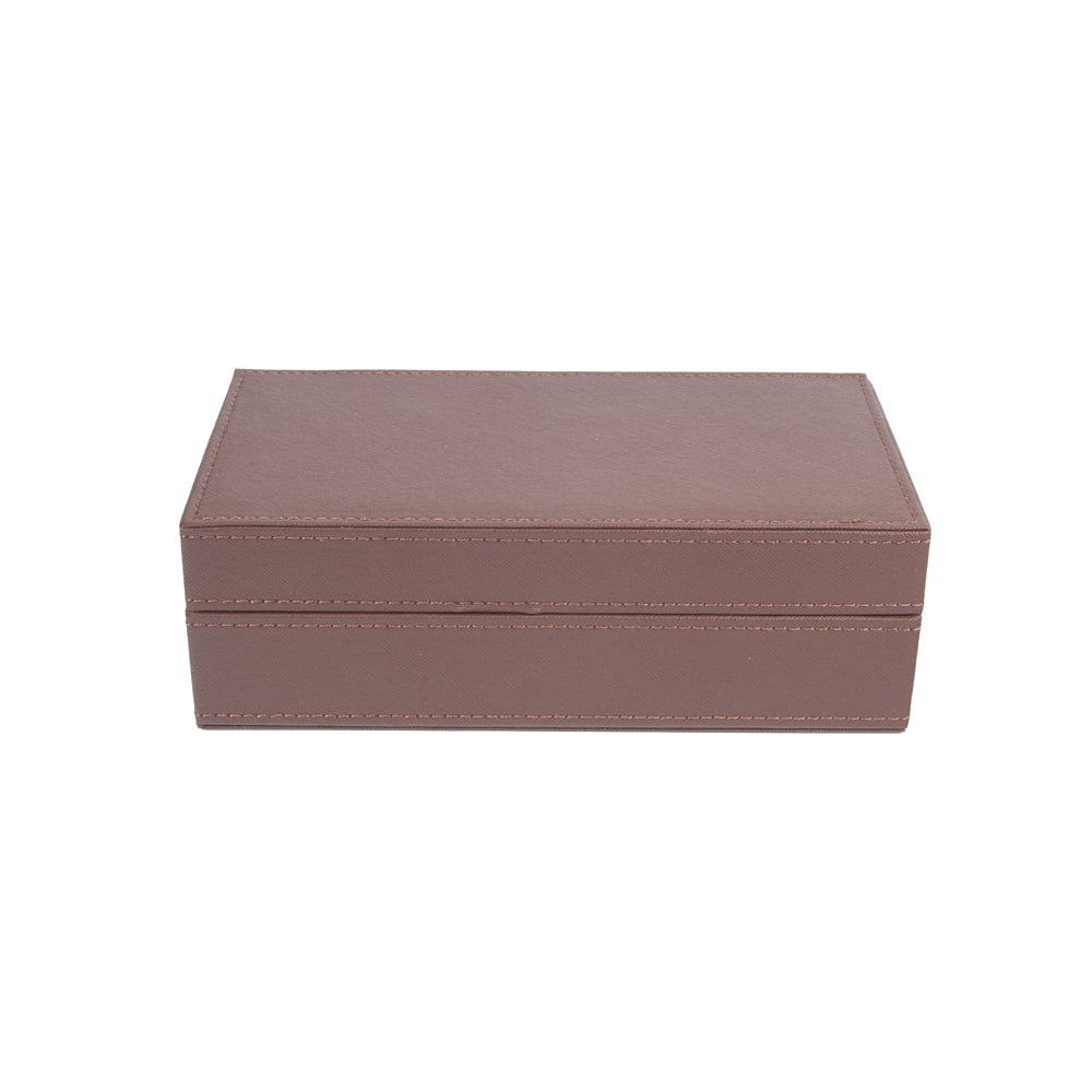 Rowan 100 Chip Style Poker Set Brown