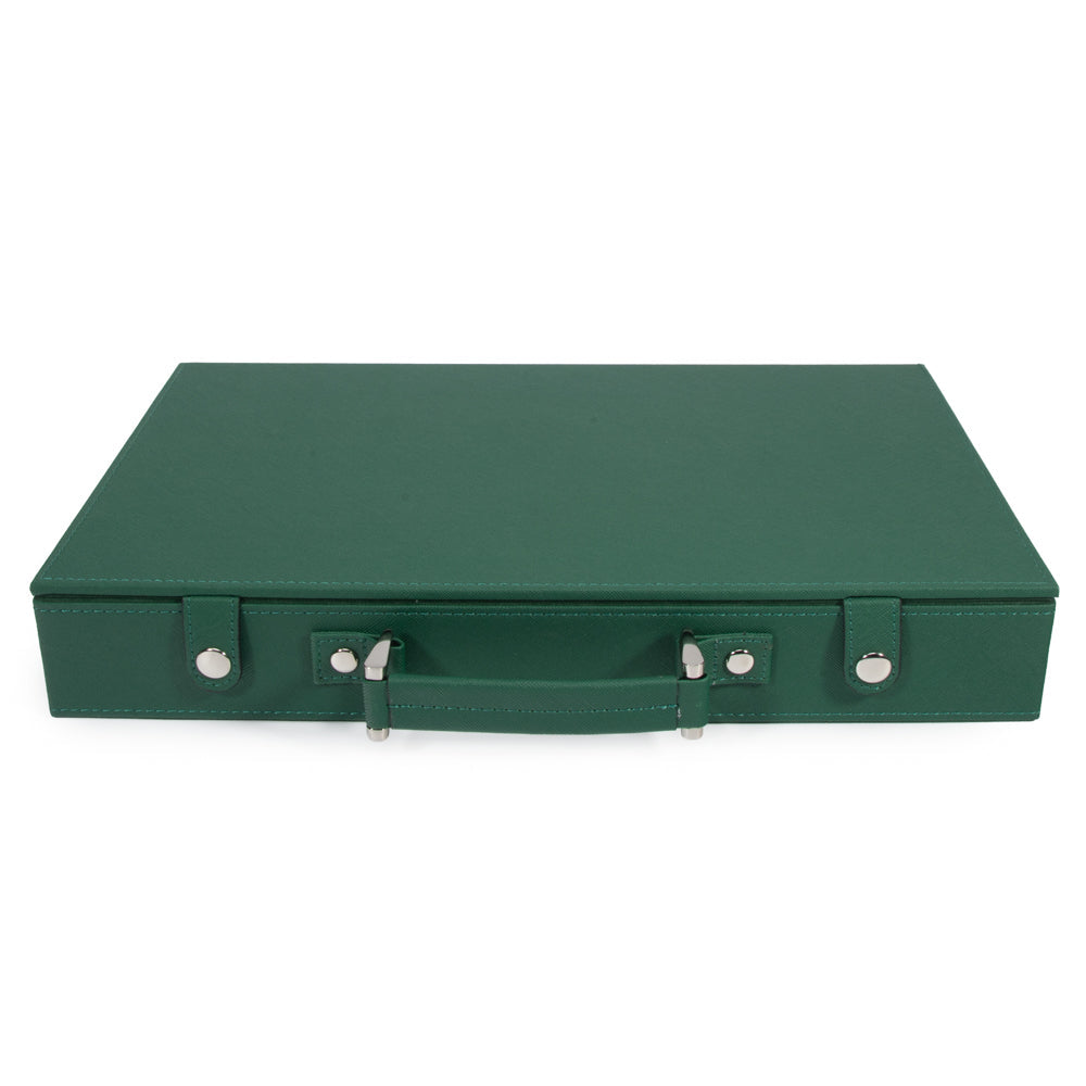 Rowan 200 Chip Style Poker Set Hunter Green