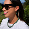 Olivia Riegel Green Aventurine Bead Necklace Green